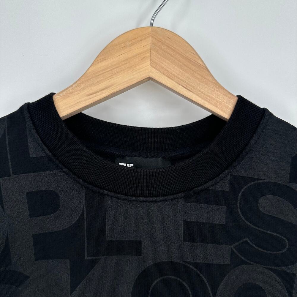 The Kooples Logo Sweatshirt Crew Neck Relaxed Fit, Black - Picture 8 of 13